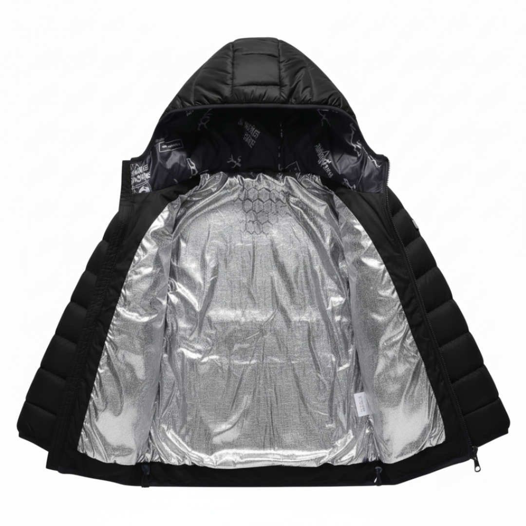 EvoTherm Kid's Heating Puffer Jacket - Black