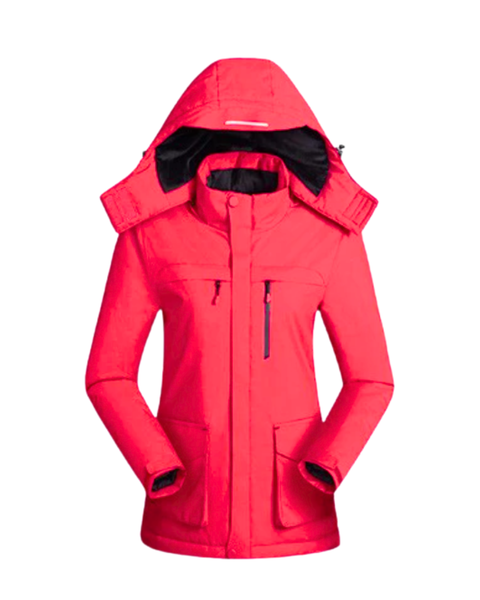 EvoTherm Heated Thermal Coat Women - Red