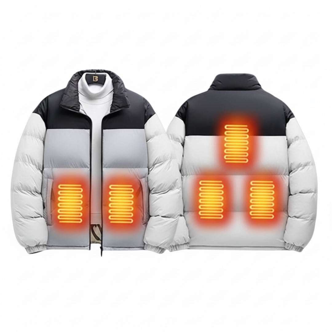 EvoTherm Heated Ski Coat Women - White
